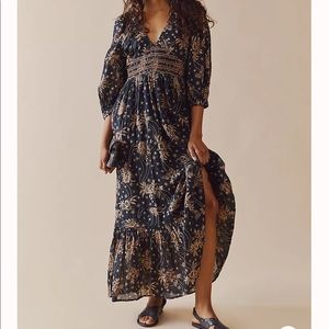 Free People Golden Hour Maxi Dress (size small)